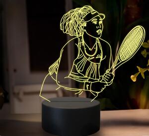 Beling 3D lampa,Naomi Osaka, 16 farebná SXZ12