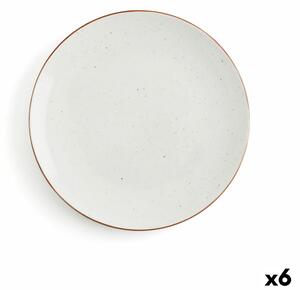Plochý tanier Ariane Terra Béžová Keramický Ø 27 cm (6 kusov)