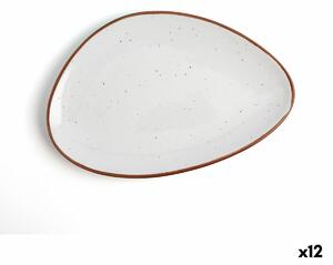 Plochý tanier Ariane Terra Béžová Keramický Ø 21 cm (12 kusov)
