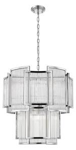 Zuma Line P0528-08A-F4AC - Luster na reťazi SERGIO 8xE14/60W/230V chróm