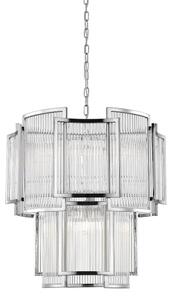 Zuma Line P0528-08A-F4AC - Luster na reťazi SERGIO 8xE14/60W/230V chróm