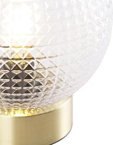Mosadzná stolná lampa v štýle art deco - Sphere