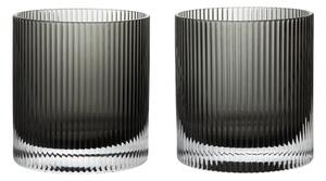 Poháre Ripple Tumbler Smoked Grey – set 2 ks
