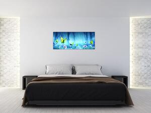 Obraz - Mystická lesná čistina (120x50 cm)