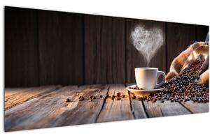 Obraz - Čas na kávu (120x50 cm)