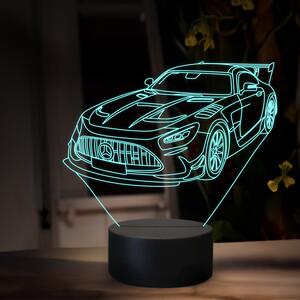 Beling 3D lampa, Mercedes benz AMG GT1, 16 farebná O32