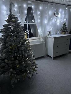LIVERO Umelý vianočný stromček - Smrek škandinávsky - zasnežený - 180 cm