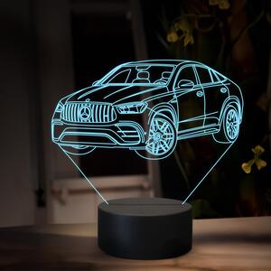 Beling 3D lampa, Mercedes GLE AMG 63, 16 farebná O34