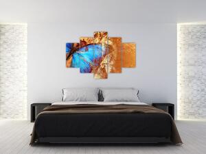 Obraz - Modrý motýľ (150x105 cm)