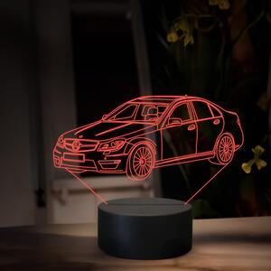 Beling 3D lampa, Mercedes W204 C63, 16 farebná O38