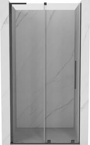 Mexen Velar L, posuvné sprchové dvere do otvoru 90 cm, 8mm číre sklo, grafit brúsený, 871-090-003-01-66