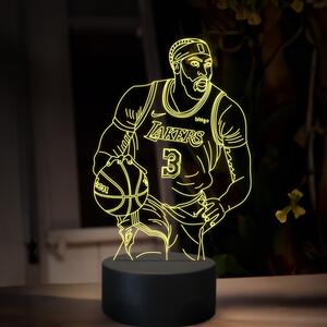 Beling 3D lampa, Anthony Davis, 16 farebná QX20