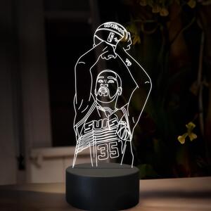 Beling 3D lampa,Kevin Durant, 16 farebná QX30