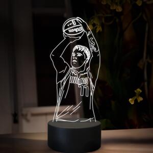 Beling 3D lampa,Luka Dončić, 16 farebná QX32