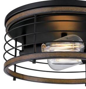 Westinghouse 61250 - Stropné svietidlo ACKTON 2xE27/60W/230V barnwood