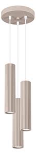 Brilagi - LED závesný luster CRESTO 3xGU10/10W/230V taupe