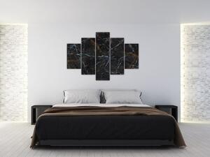 Obraz - Čierny mramor (150x105 cm)