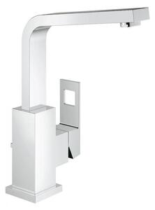 Vysoká umývadlová batéria GROHE Eurocube s výpusťou chróm 2313500E