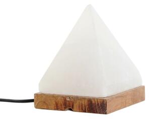 Stolná lampa DKD Home Decor Soľ Agátové drevo 15 W 220 V 13 x 13 x 18 cm