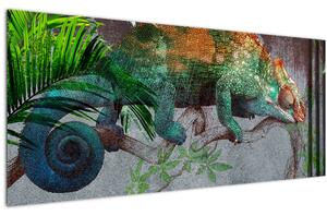 Obraz - Chameleon (120x50 cm)