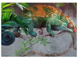 Obraz - Chameleon (70x50 cm)
