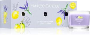 Yankee Candle Lemon Lavender darčeková sada 3x37 g
