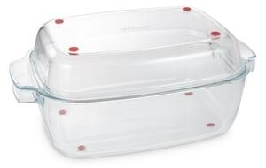TESCOMA Pekáč s poklopom GrandCHEF 40 x 26 cm, sklenený , L