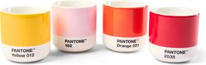 Termohrnčeky Pantone 100 ml teplé farby 4 ks
