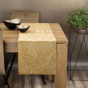 Dekorstudio Elegantný zamatový behúň na stôl BLINK 15 zlatý Rozmer behúňa (šírka x dĺžka): 35x140cm
