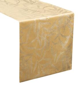 Dekorstudio Elegantný zamatový behúň na stôl BLINK 15 zlatý Rozmer behúňa (šírka x dĺžka): 35x140cm