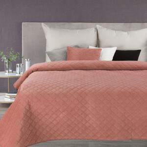 Dekorstudio Luxusný prehoz na posteľ MILO v ružovej farbe Rozmer prehozu (šírka x dĺžka): 220x240cm
