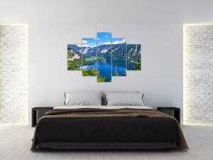 Obraz - Halštatské jazero, Hallstatt, Rakúsko (150x105 cm)
