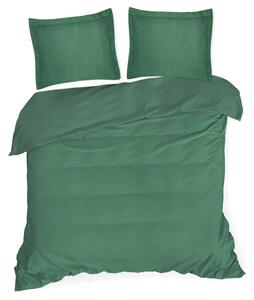 EUROFIRANY Posteľná obliečka Nova 180 cm x 200 cm fľaškovo zelená 100% bavlna