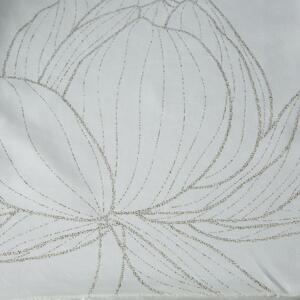 Dekorstudio Elegantný zamatový behúň na stôl BLINK 12 biely Rozmer behúňa (šírka x dĺžka): 35x140cm