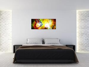 Obraz - Kozmický motýľ (120x50 cm)