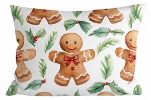 Flanelová obliečka na vankúš MERRY GINGER 50x70 cm, farebná