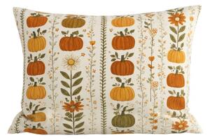 Flanelová obliečka na vankúš PUMPKIN LINES 50x70 cm, farebný