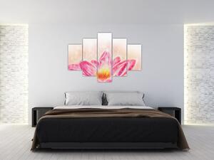 Obraz lotusového kvetu (150x105 cm)