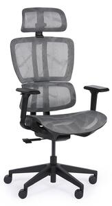 Kancelárska stolička NICO, sivá