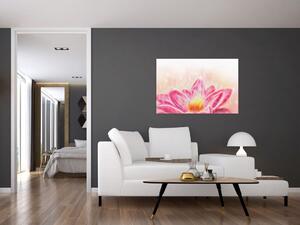 Obraz lotusového kvetu (90x60 cm)