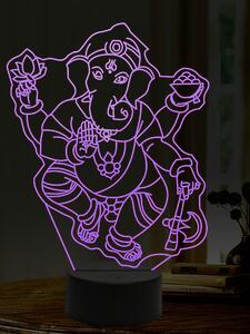 Beling 3D lampa, Ganéša, 16 farebná,AA10