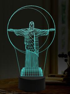 Beling 3D lampa, Kristus, 16 farebná,AA12