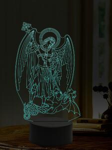 Beling 3D lampa, Archanjel Michael, 16 farebná,AA22
