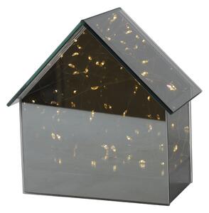 LED sklenený domček ELITE, sivý - viac veľkostí Veľkosť: M
