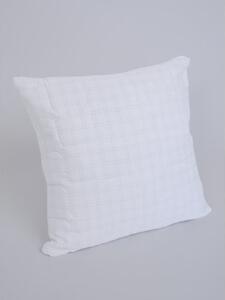 Prešívaný vankúš z umelého peria Antistress Carbon - 40 x 40 cm so zipsom
