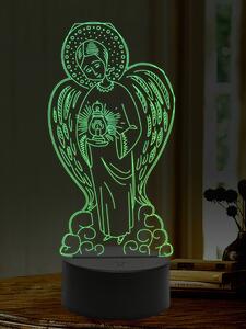 Beling 3D lampa, Anjel so svetlom, 16 farebná,AA44
