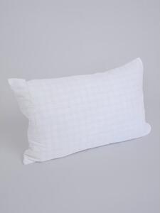 Prešívaný vankúš z umelého peria Antistress Carbon - 40 x 60 cm so zipsom