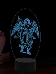 Beling 3D lampa, Archanjel Rafael, 16 farebná,AA55