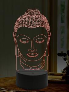 Beling 3D lampa, Hlava Budhu, 16 farebná,AA45