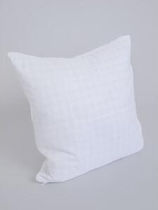 Prešívaný vankúš z umelého peria Antistress Carbon - 50 x 50 cm so zipsom